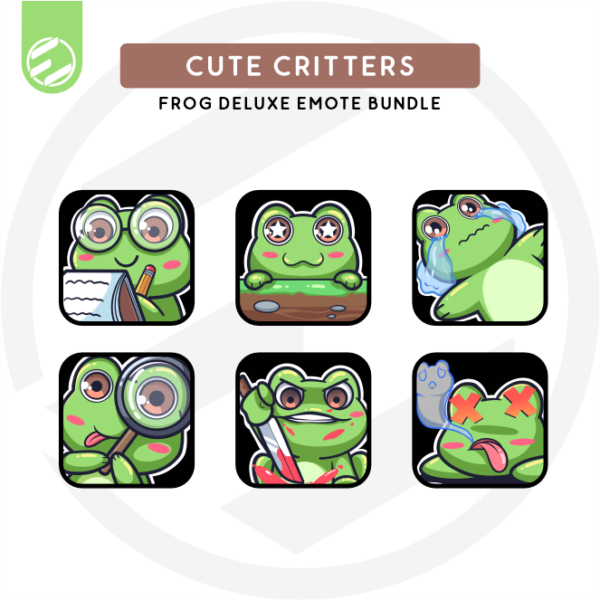 Cute Critters - Freddy the Frog Emote Bundle