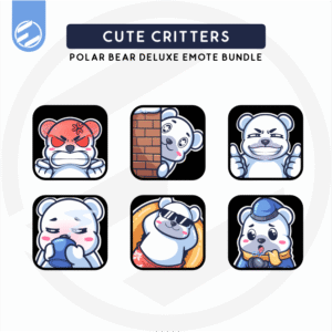 [Cute Critters] Oso the Polar Bear Emote Bundle