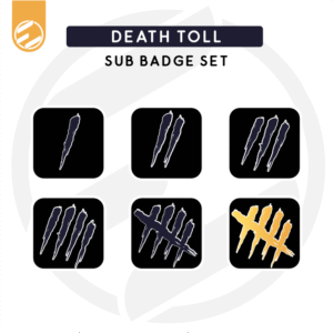 [ Stream Assets ] Death Toll Sub Badge Set Copy