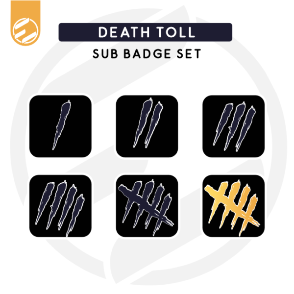 Death Toll Sub Badge Set Copy
