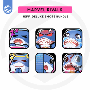 [Marvel Rivals] Jeff Emote Bundle