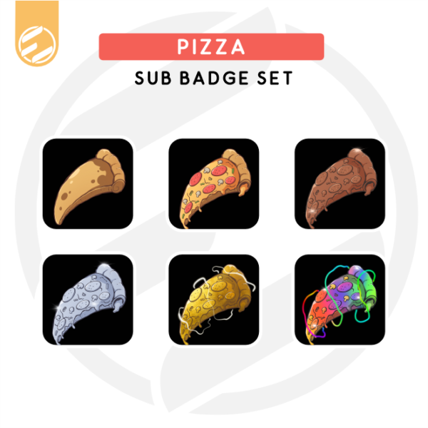 Pizza Sub Badge Set Copy