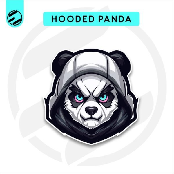 Hooded Panda Mascot Logo