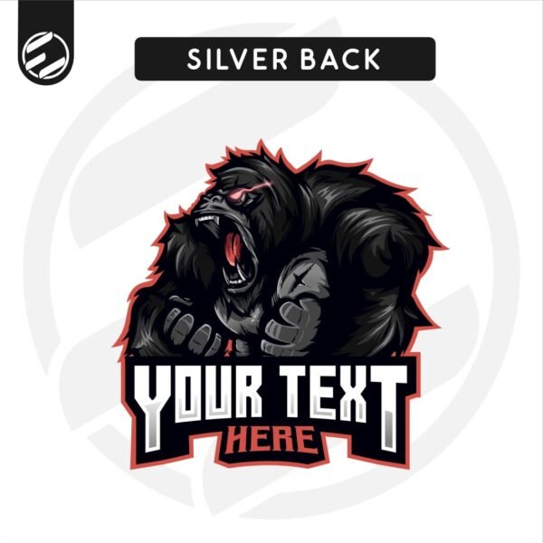 Savage Silverback Mascot Logo