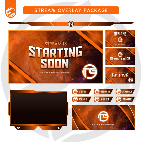 Crisp Citrus Stream Overlay Kit