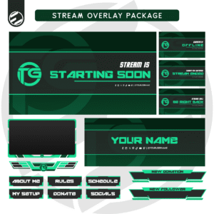 Premium Gamma Green Stream Overlay Kit