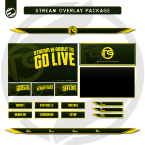 Premium Beyond Basic Black Stream Overlay Kit