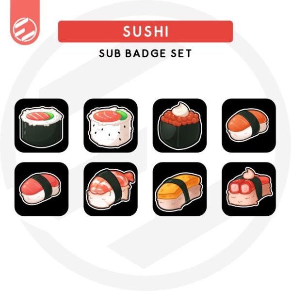 Sushi Sub Bedge Set